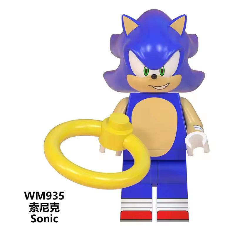 Sega Sonic Der Igel, Bausteine Montagemodell, Puppe - Bild 2