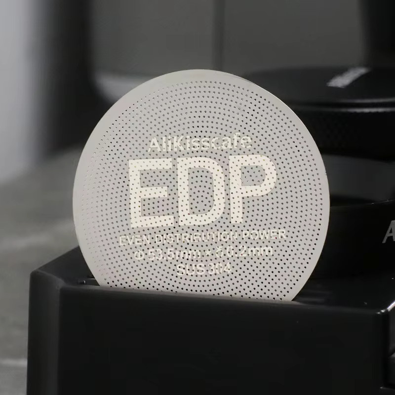 ALIKISSCAFE Metall Kaffee Puck Bildschirm für Siebträger Korb, Farbe: Silber, Dicke: 0,2 mm - Bild 5