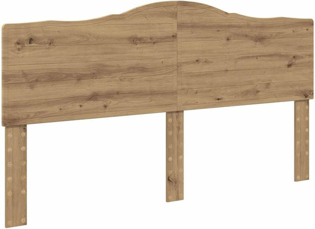 vidaXL Kopfteil Artisan-Eiche in Braun aus Holzwerkstoff mit 180 cm Breite - Bild 1