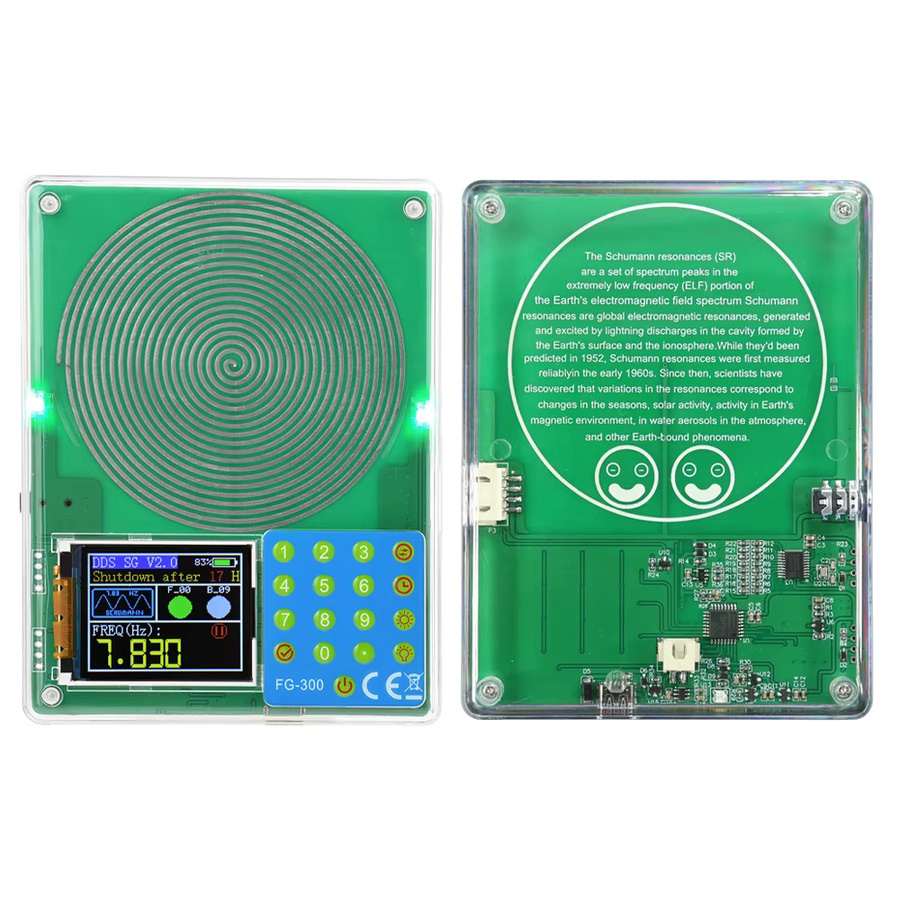 Gaqqee FG300 Schumann-Wellen-Generator mit 1,8-Zoll-TFT-Farbbildschirm, Frequenzbereich 0,001Hz–200kHz, Sinus-, Dreieck- und Rechteckwelle, USB Typ-C Anschluss - Bild 2