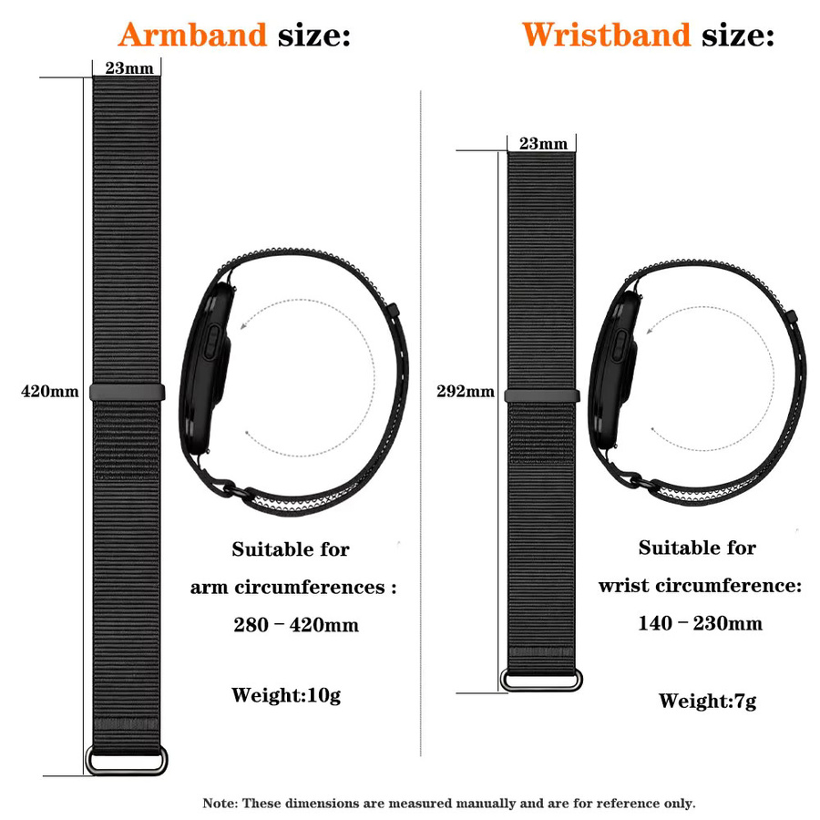 Garmin Uhrenarmband, Nylon, Schwarz, Unisex - Bild 3