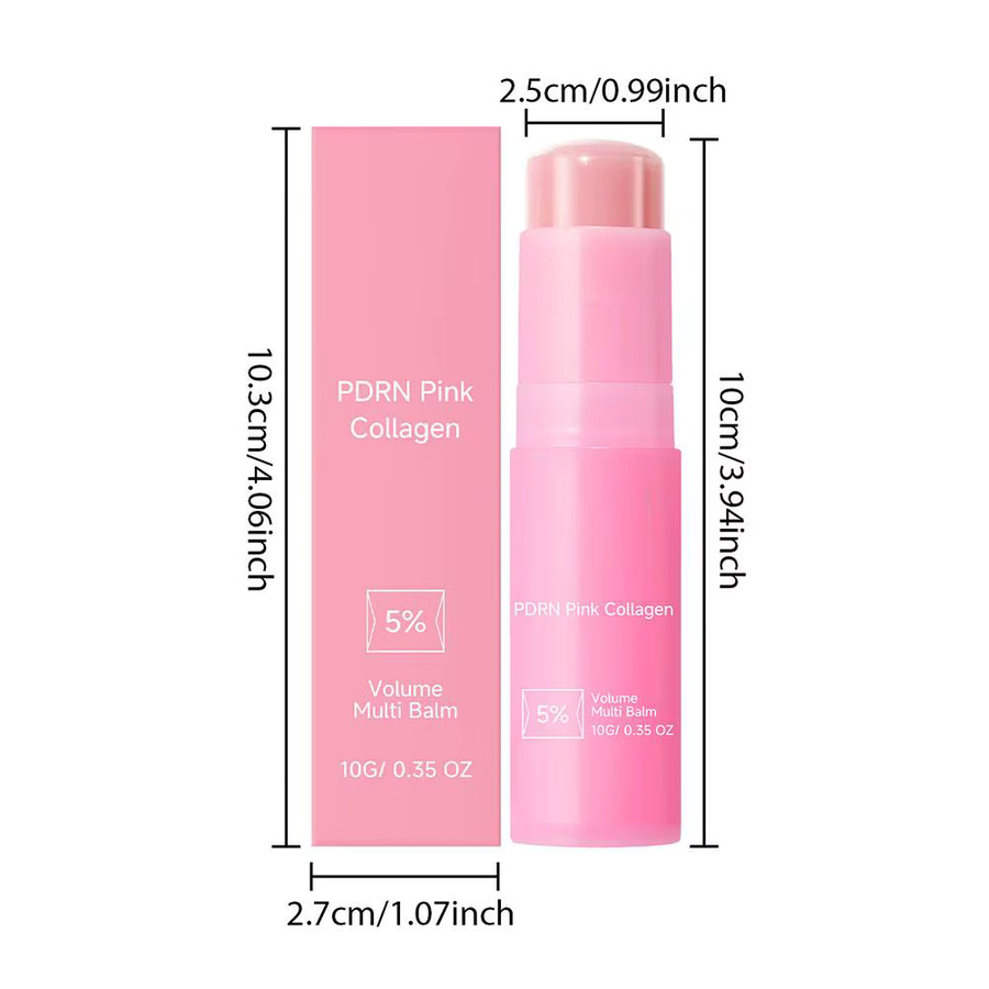 eelhoe PDRN Pink Collagen Volume Multi Balm Stick, Kollagen, Gesicht, Körper, Augen - Bild 3