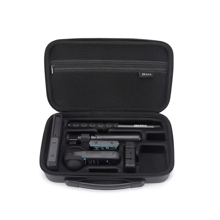 ZNTCH Tragbare EVA Hard Shell Schutzhülle und Schultertasche für Insta360 X5 und X4 in Schwarz - Bild 4