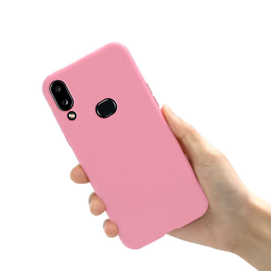 Stoßfeste Silikonhülle für Samsung Galaxy A10s A20 A20S A20E A30 A30S A40 in Pink - Bild 2