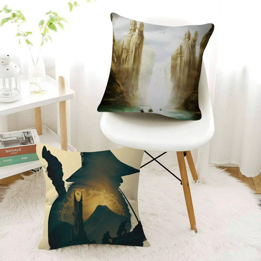 Beast Kingdom Kissenbezug Der Herr der Ringe Motiv, quadratisch, mehrfarbig, B/B: 30,0 x 30,0 cm - Bild 3