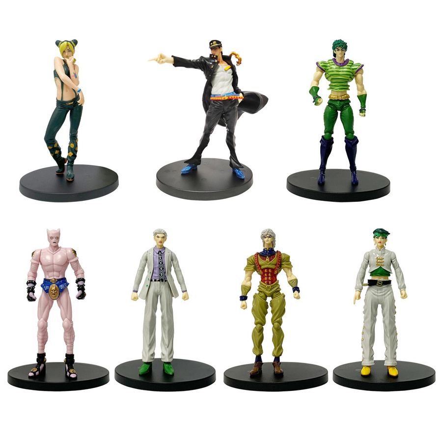 Yiran toy 1 JoJo's Bizarre Adventure Q Version Actionfiguren PVC 7-teiliges Set - Bild 1