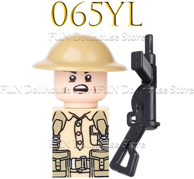 Linyi toy Britisch Armee Infanterie Gebäude Block, ab 3 Jahre - Bild 1