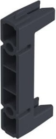 Hettich AVANTECH YOU FB Stabi. Anschraubbare Verbindung H251 SE21526 in Stahl und Kunststoff, Farbe: Grau/Steel - Bild 1