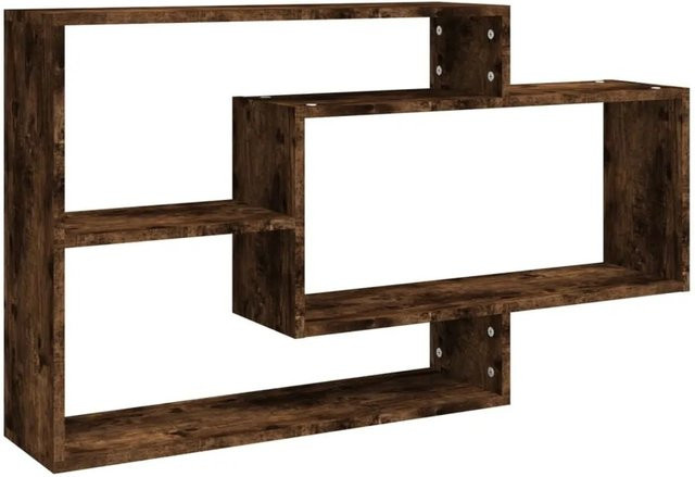 vidaXL Wandregal aus Holzwerkstoff in Räuchereiche, Braun, B: 104 cm, T: 20 cm, H: 58,5 cm - Bild 1