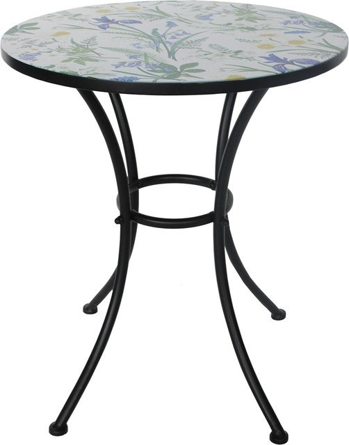 HTI-Living Gartentisch Celia Lilie in Multicolor aus Metall im Landhaus Style - Bild 1