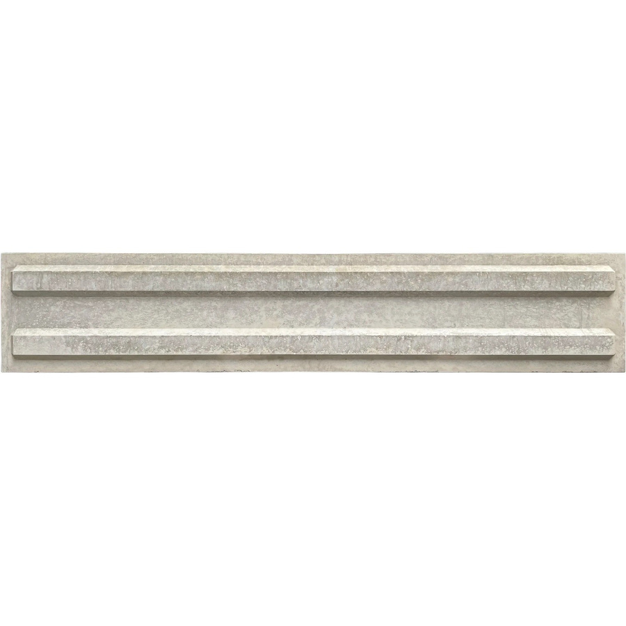 Beckers Betonzaun Sockelplatte aus Beton in Betongrau B/T/H: 200 x 38,5 x 3 cm - Bild 2
