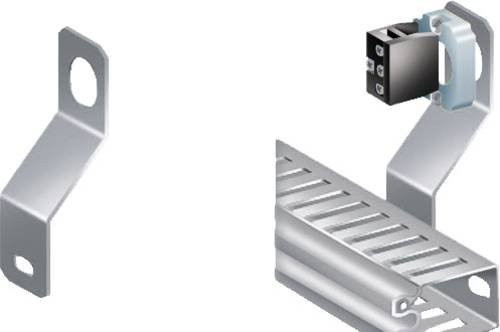 Schneider Electric Montagehalter NSYSPCP in Silber, 10 Stück - Bild 1