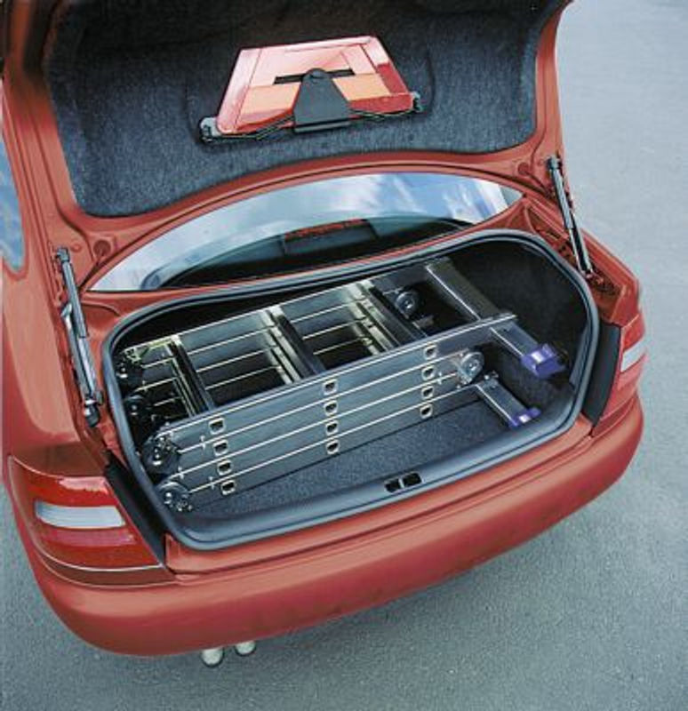 Krause Aluminium-Gelenkleiter SpeedMatic-System in Silber mit 4 x 3 Sprossen und 2 Quertraversen - Bild 2