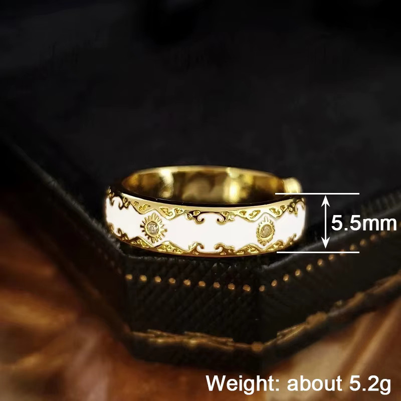 Huitan Ringe, Gold, Zirkonia, Damen - Bild 3