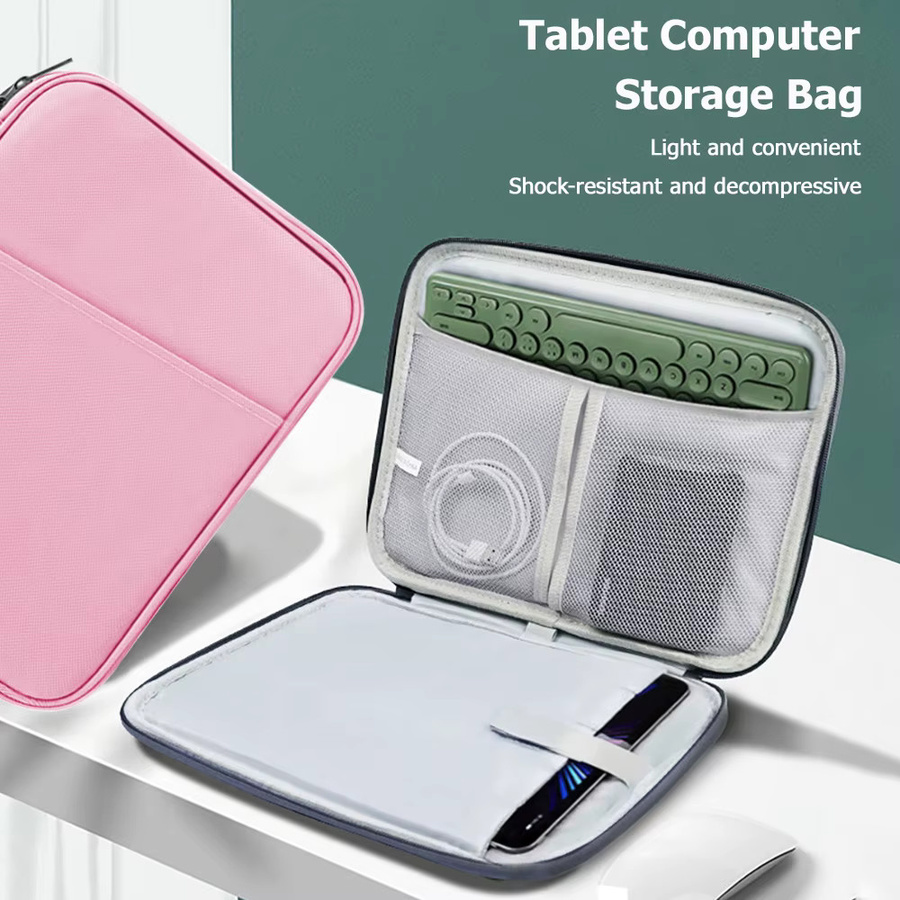 Wasserdichte Tablet-Hülle für Apple iPad 11 Zoll, 10., 9., 8., 7. Generation und iPad Pro 12,9/13 Zoll in Pink - Bild 3