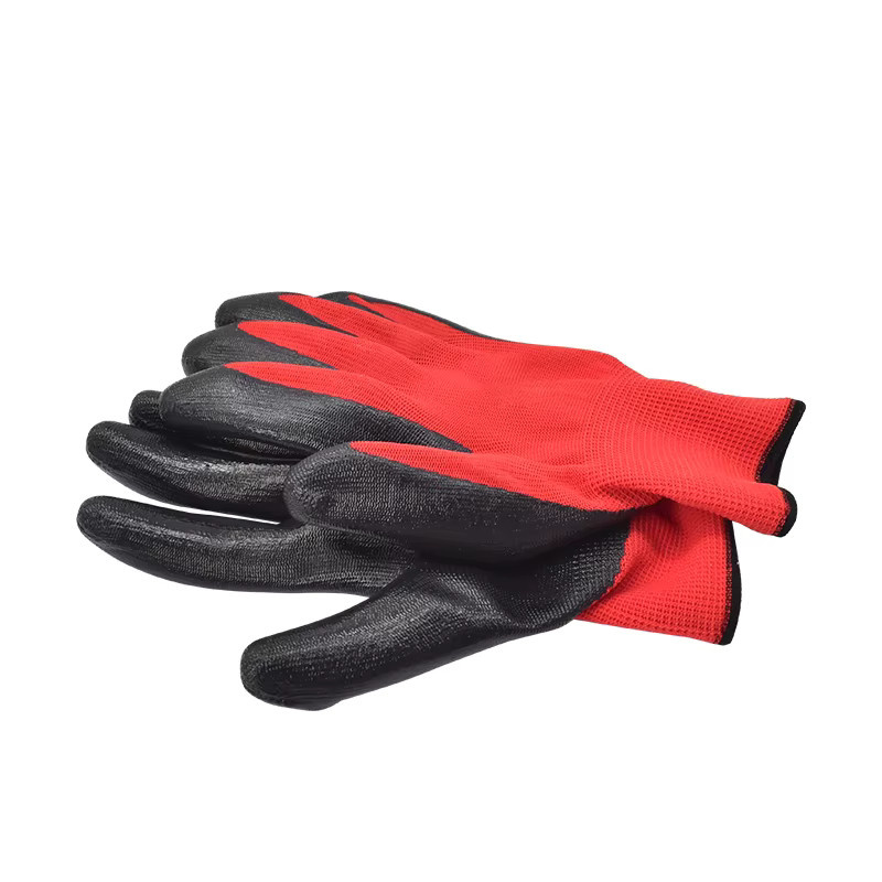 15 Paar Nitril-Arbeitsschutzhandschuhe in Rot, atmungsaktiv und rutschfest - Bild 2