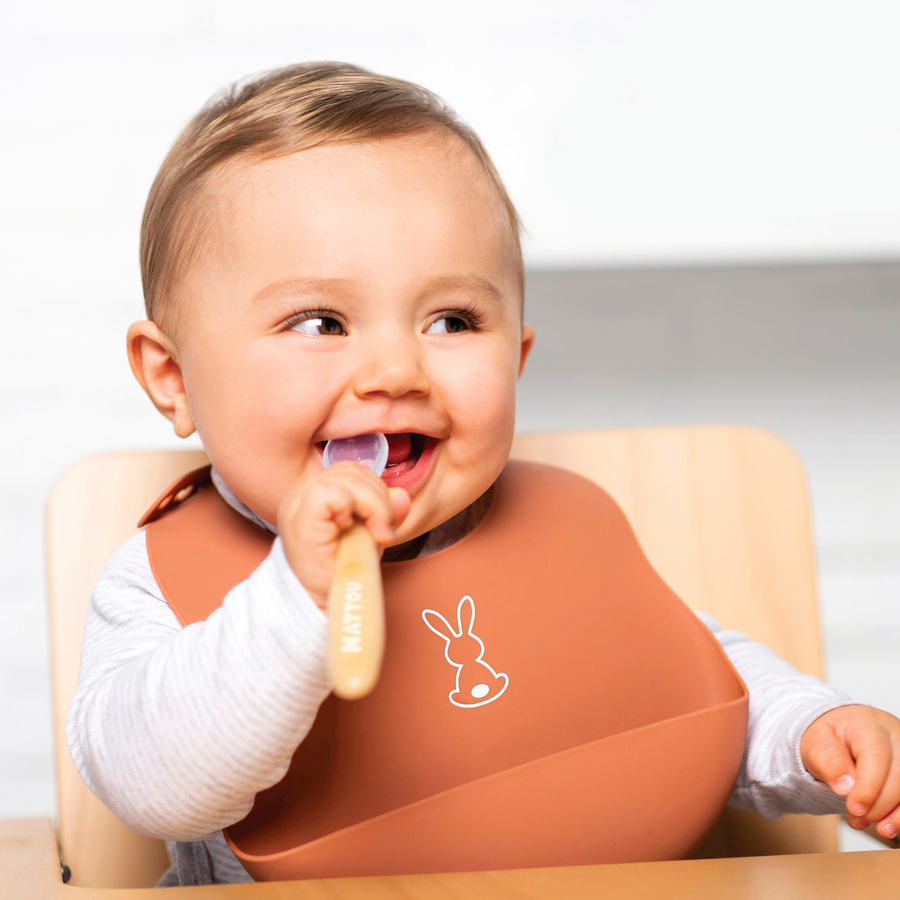 Nattou 4er-Pack Löffelset für Babys aus Silikon in Multicolour - Bild 2