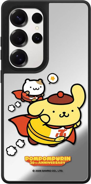 Sanrio Pompompurin Handyhülle mit Superhelden-Design für Samsung Galaxy S26 Ultra S25 S24 S23 Plus, bunter Anti-Drop-Schutz - Bild 1