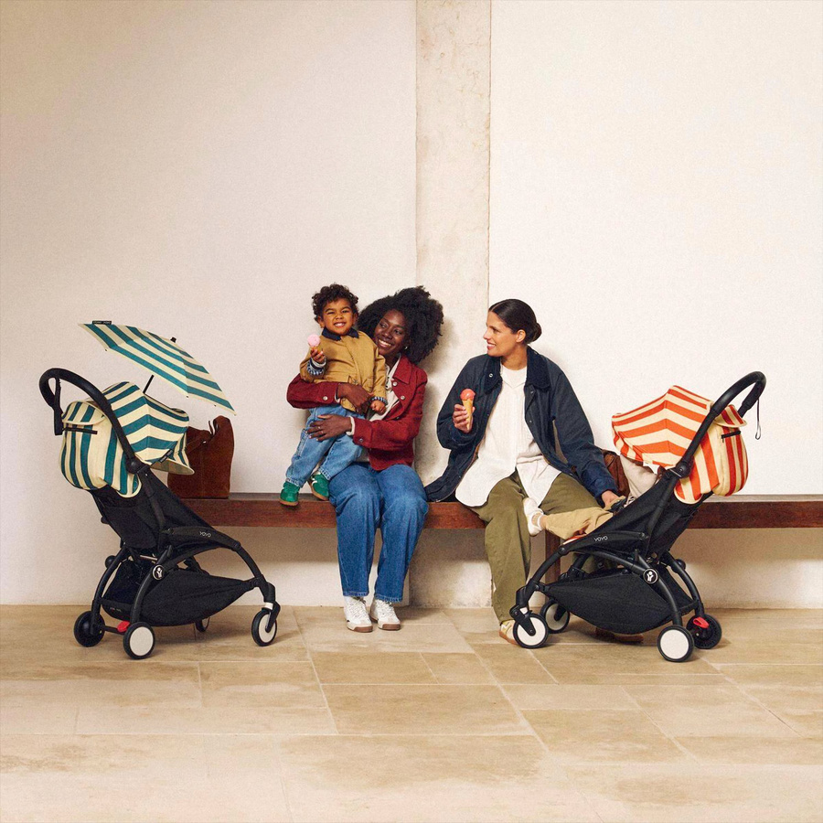 Stokke YOYO3 Travel Buggy Riviera Orange Weiss - Bild 2