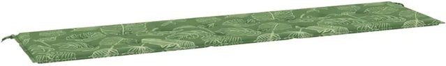 vidaXL Gartenbank-Auflage mit Blattmuster aus wasserabweisendem Oxford-Gewebe, B/T/H: 200 x 50 x 4 cm - Bild 1