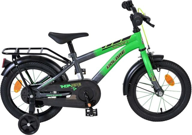 VOLARE Thombike Kinderfahrrad, 14 Zoll, Grün - Bild 1