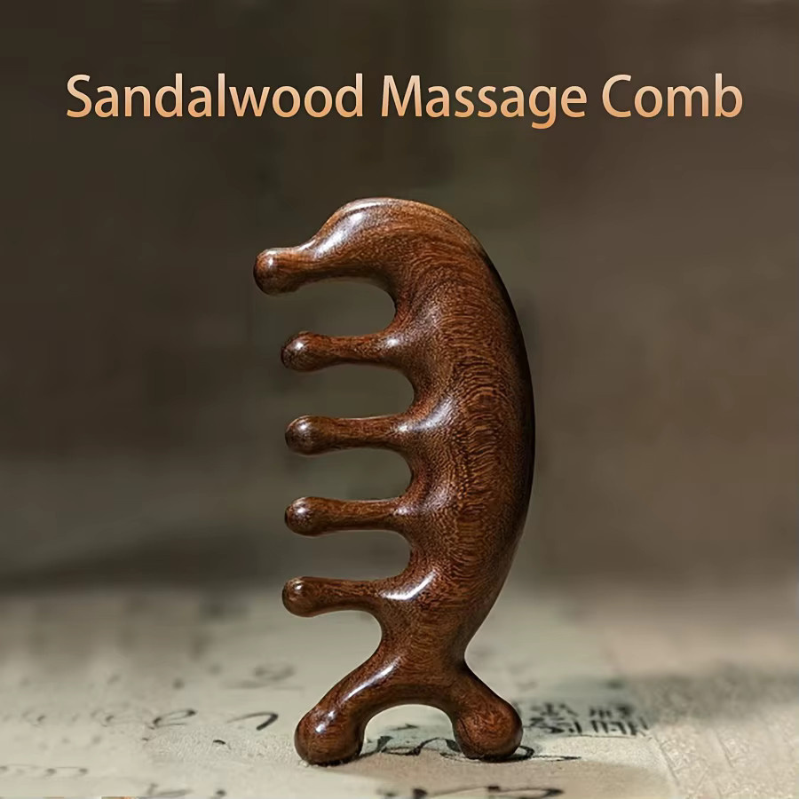 Meridian Massage Kamm, Kleine Delphin Form, Kopfhaut Massagegerät, Unisex - Bild 2