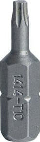 Stahlwille Bit-Schraubendrehereinsatz TX T 10 mit 6,3 mm Sechskant und 25 mm Länge in Grau - Bild 1