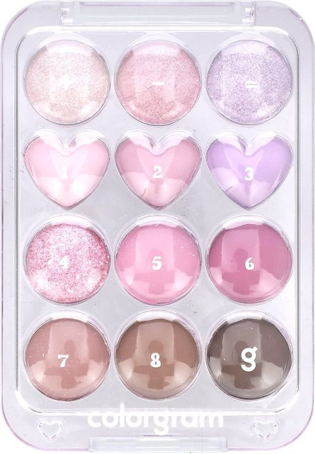 Colorgram Pinpoint Lidschattenpalette, Pink + Lavendel = Liebe, 8,9 g - Bild 1