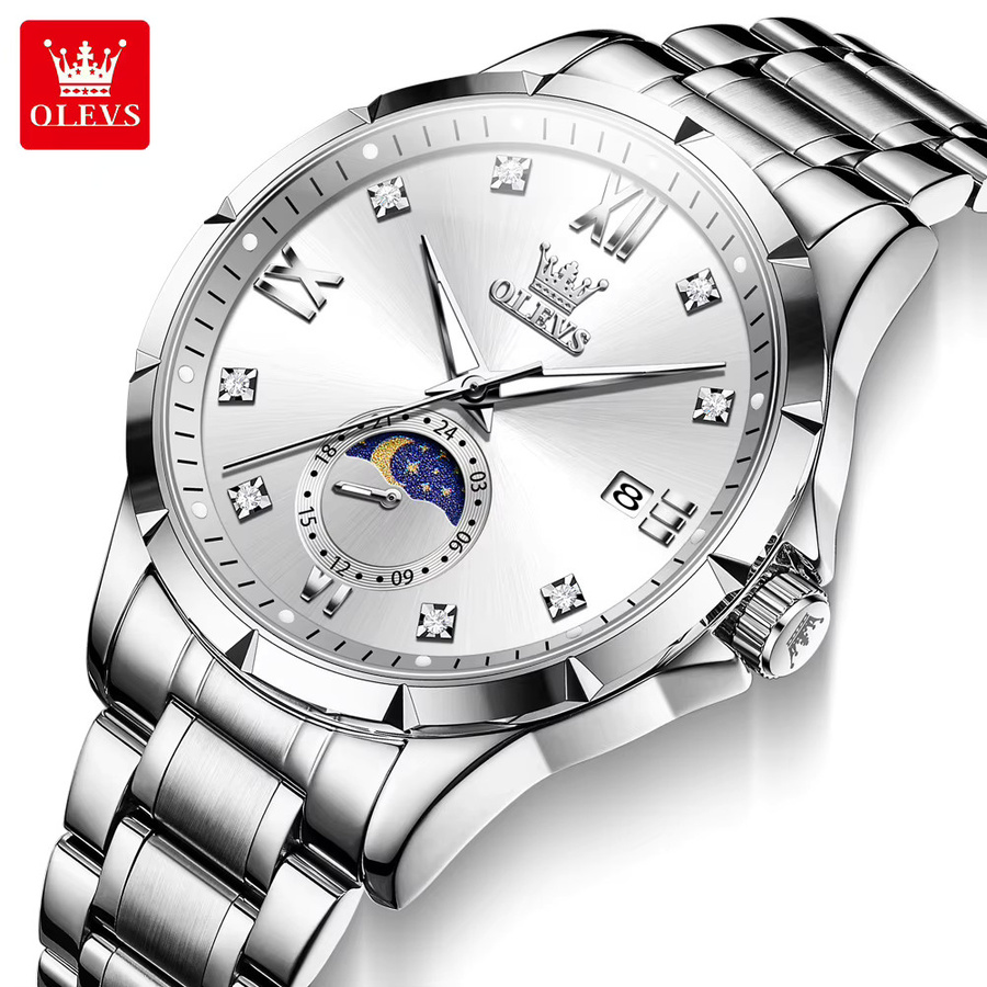 OLEVS Armbanduhr, Quarz, Herren, 45 mm - Bild 7