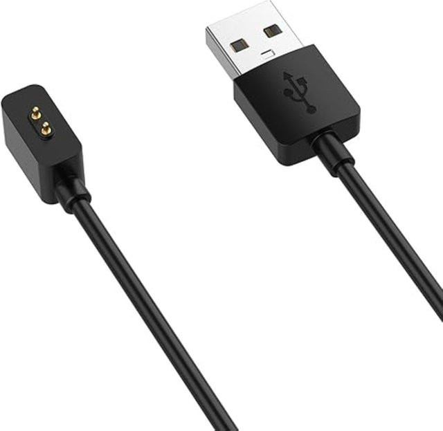 Xiaomi USB-A-Ladekabel für Mi Band 8, Mi Band 9 und Mi Band 10 in Schwarz, Länge: 100 cm - Bild 1