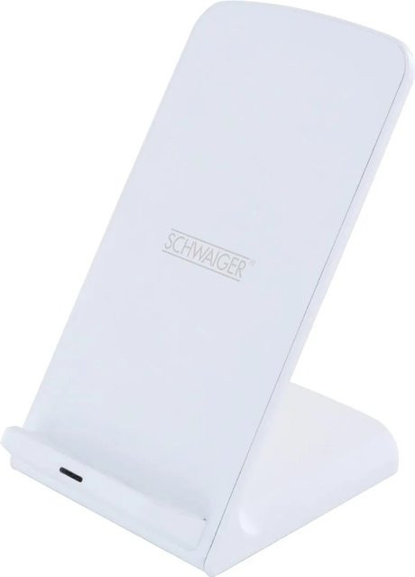 Schwaiger Qi Ladestation 10 Watt in Weiß - Bild 1
