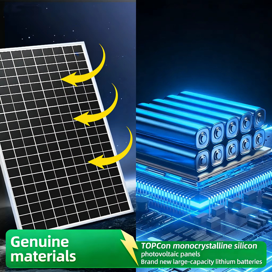 Intelamp Solarleuchten für Außen mit 3 Farbmodi, IP65 wasserdichte Wandlampe mit Fernbedienung für Garten, Hof und Garage - Bild 5