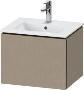 Duravit Waschtischunterschrank Compact L-Cube, wandhängend, beige, B: 52 cm, H: 42,1 cm, T: 40 cm - Bild 1