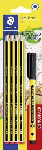 Staedtler Noris 120 Bleistiftset mit 8 Stück in HB und Gelb - Bild 1