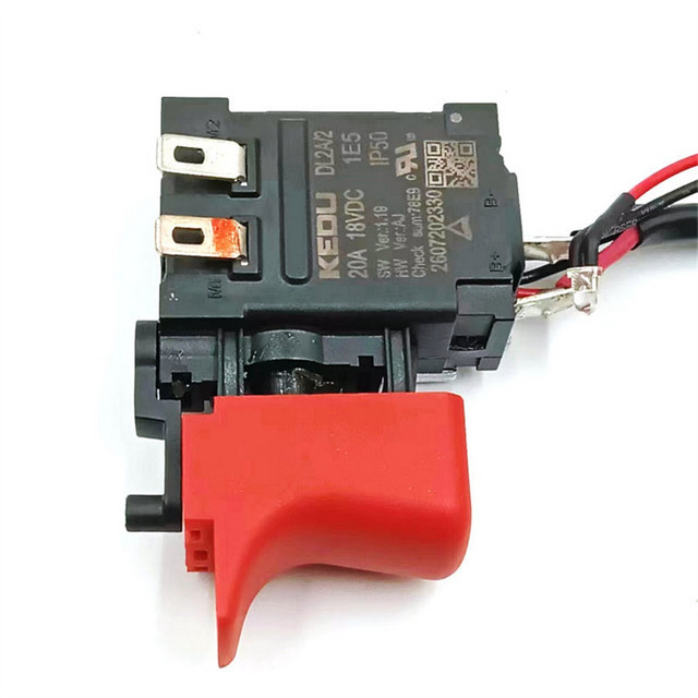 ABJY Auslöseschalter für Bosch Akku-Bohrschrauber GSB180-LI und GSR180-LI 2607202330 Easy Electric 18 V 20 A - Bild 1