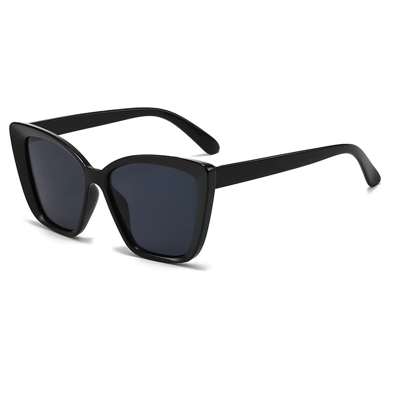 Sonnenbrille Cat-Eye, Vollrand, Kunststoff, Schwarz, Damen - Bild 1