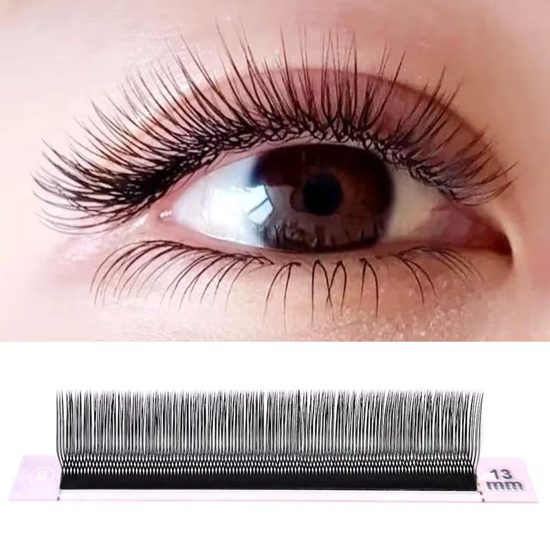 YY-Parallelblumen Falsche Wimpern, 2D Volumen Fächer, Doppelspitzen - Bild 2
