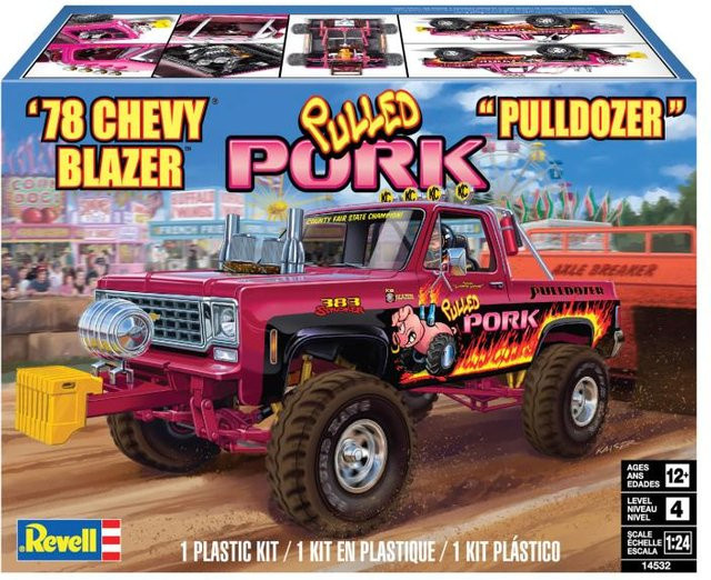 Revell 1978 Chevy Blazer Pulldozer, Automodell Bausatz, 1:24 - Bild 5