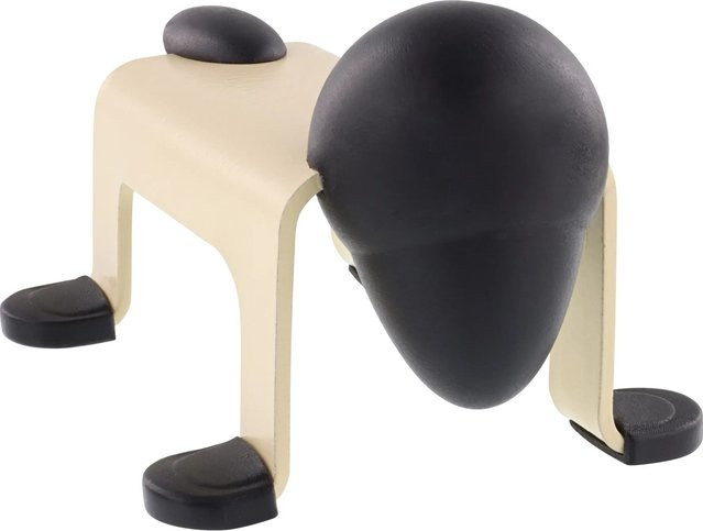 Wagner Bodentürstopper aus Stahl in Gelb, B/T/H: 10,6 x 7,1 x 5,9 cm - Bild 1