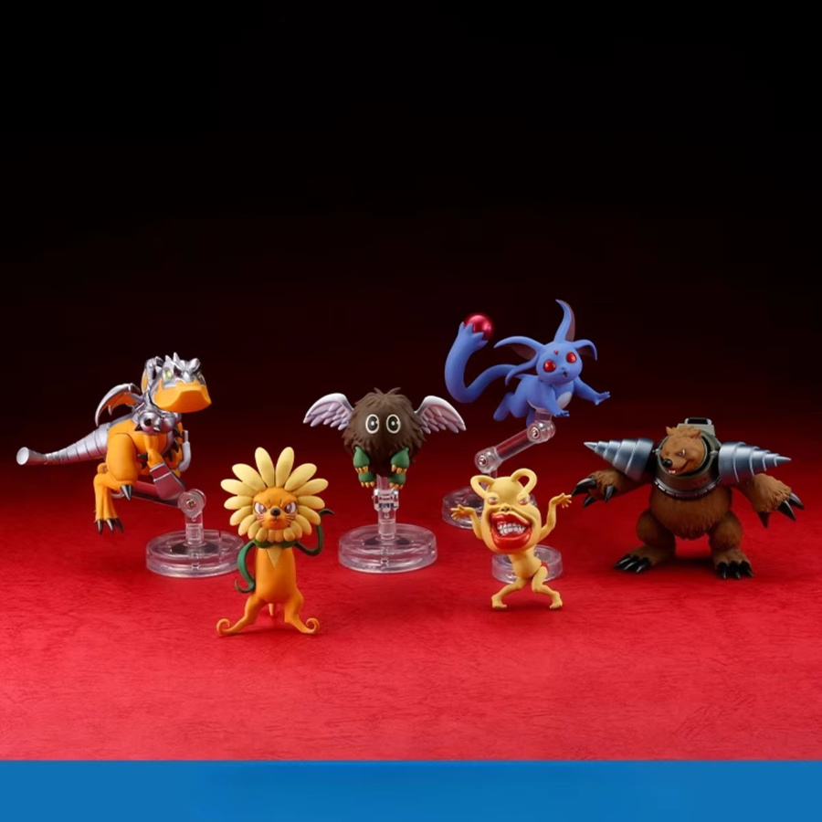 Kaiyodo Yu-Gi-Oh! Monster Collection Winged Kuriboh Dandylion Ojama Gelber bewaffneter Drache LV3 Crystal Beast Toy - Bild 3