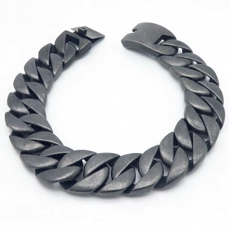 KALEN Halskette Edelstahl, Schwarz, 31 mm, Unisex - Bild 2