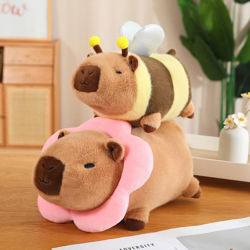 Capybara Bienen Plüschpuppe Bunt / Mehrfarbig - Bild 2
