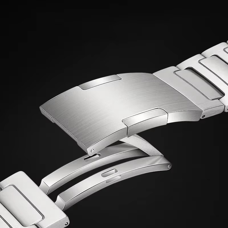 soul cool Uhrenarmband Titanlegierung, Edelstahl, Silber, Unisex, 22 mm - Bild 4