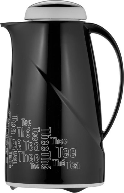 Helios Isolierkanne Tea Time, schwarz, 1,0 l, Durchmesser: 13,6 cm, Höhe: 25,1 cm - Bild 1