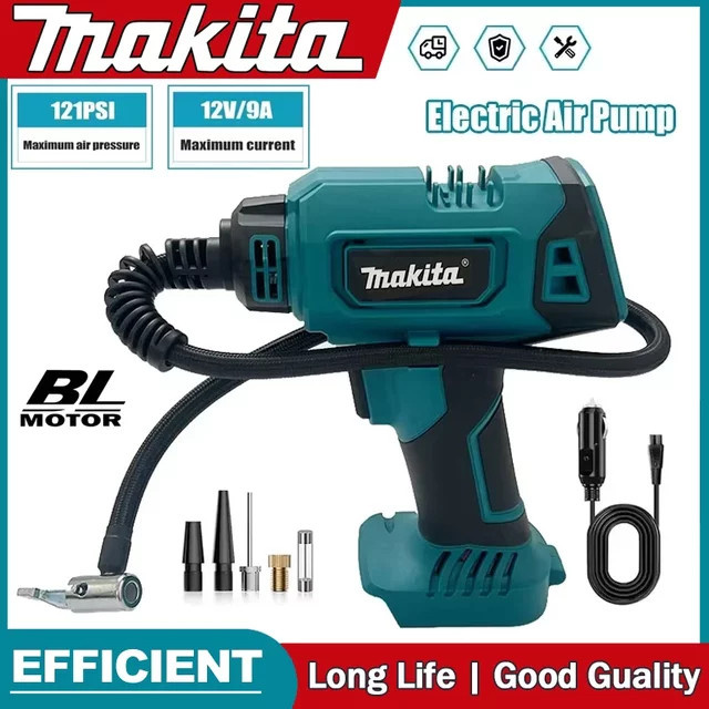 Makita kabelloser elektrischer Handluftkompressor 12 V für Autos mit 600 mm Länge - Bild 1