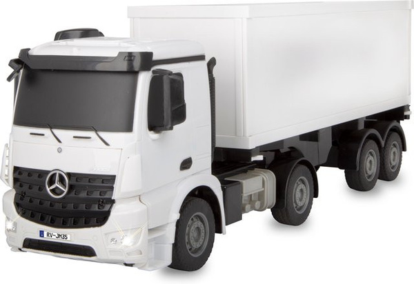 JAMARA Mercedes-Benz Arocs Container LKW ferngesteuert 1:26 weiss ab 6 Jahren