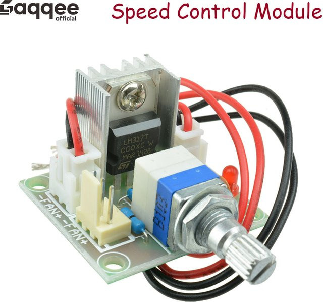 Gaqqee LM317 DC Linear Konverter Spannungsregler Board zur Einstellung von 3,25-15 V zu 1,25-13 V mit Geschwindigkeitssteuerung - Bild 1