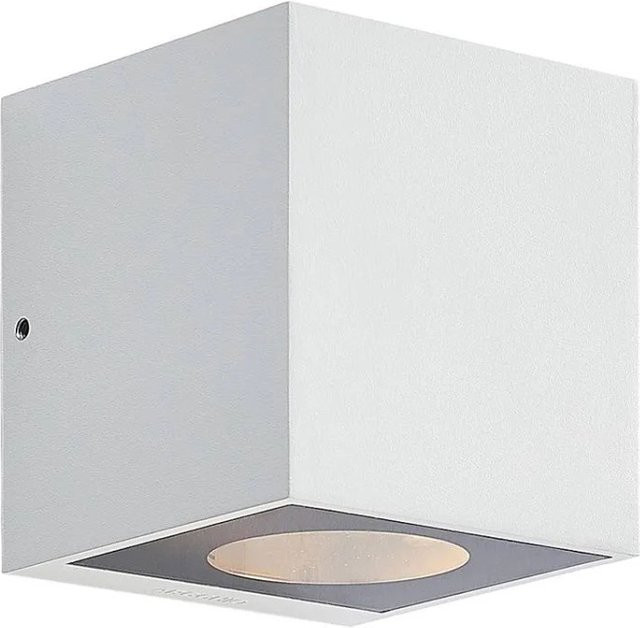 Arcchio Wandleuchte Außen Modern Weiß aus Aluminium 2-flammig GX53 B/H/T: 23,0 x 12,5 x 12,0 cm - Bild 1