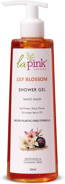 Goglocal Pink Lily Blossom Duschgel, 250 ml, mit Kurkuma & Blütenextrakten - Bild 1