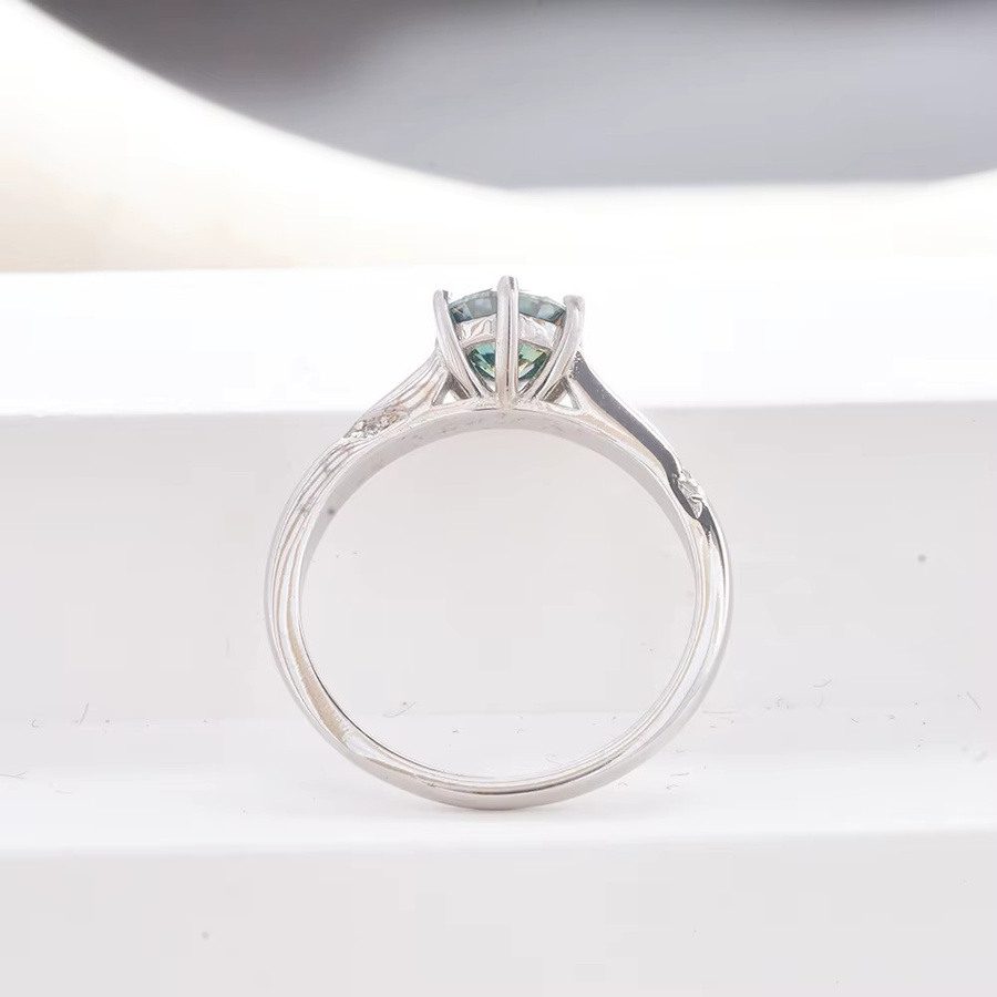 Joyce Jelly Ring, 925 Silber, Moissanite, Damen - Bild 3